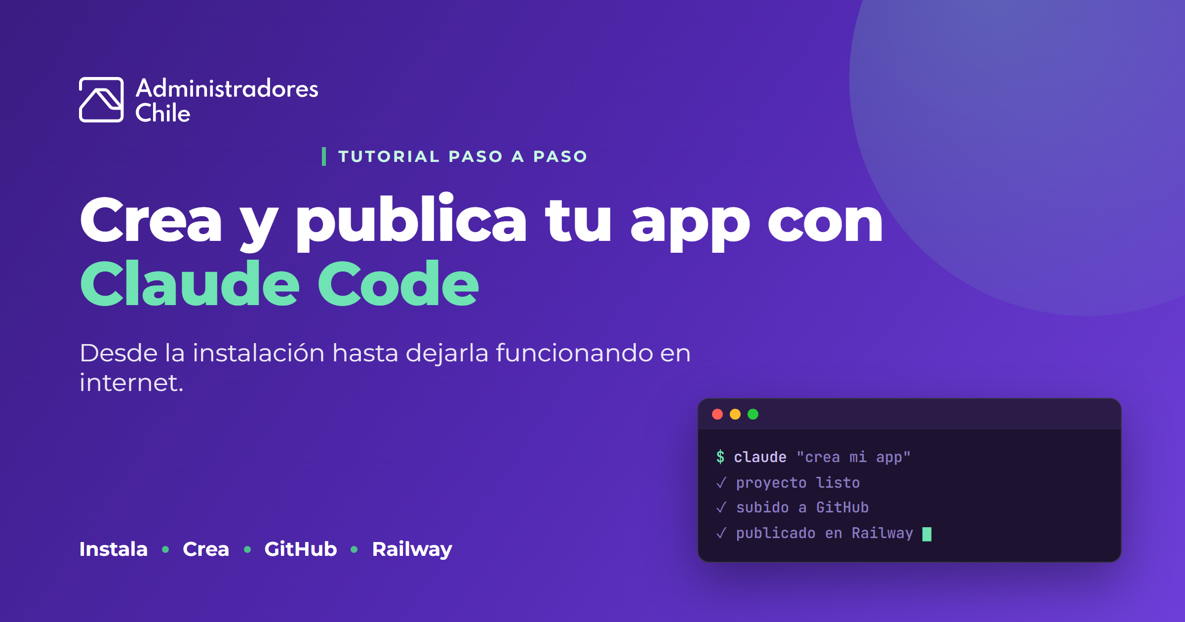 Tutorial de Claude Code: crea y publica tu app