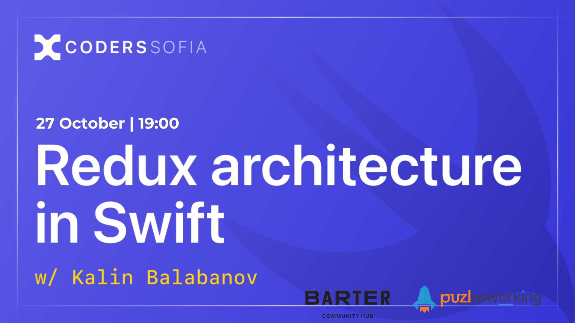 Redux architecture in Swift | Xcoders Sofia