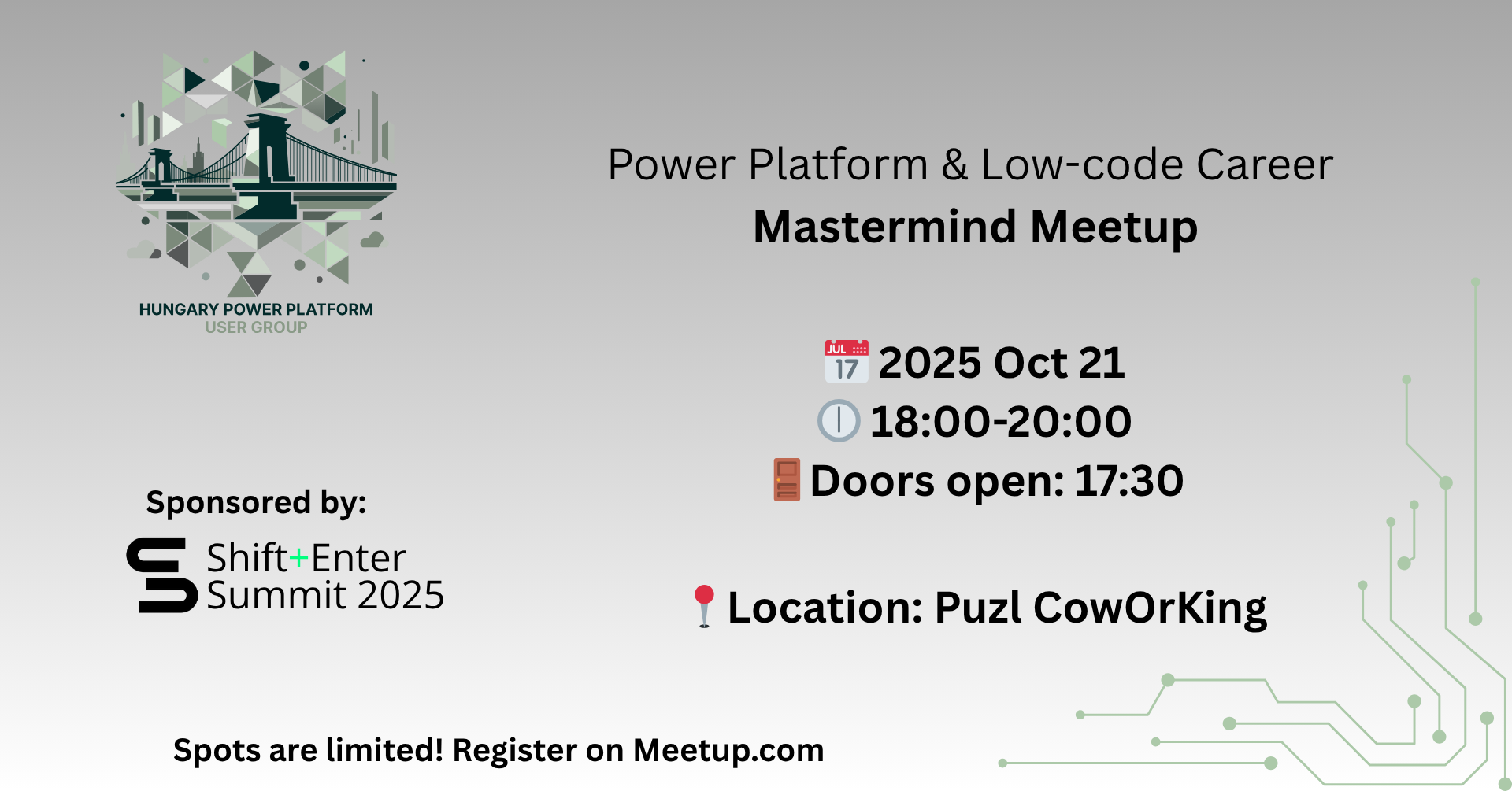 Power Platform & Low-code Career Mastermind Meetup
