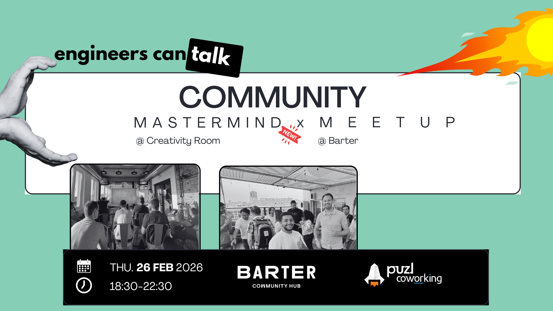 Engineers Can Talk | Community - Mastermind x Meet up, Sofia