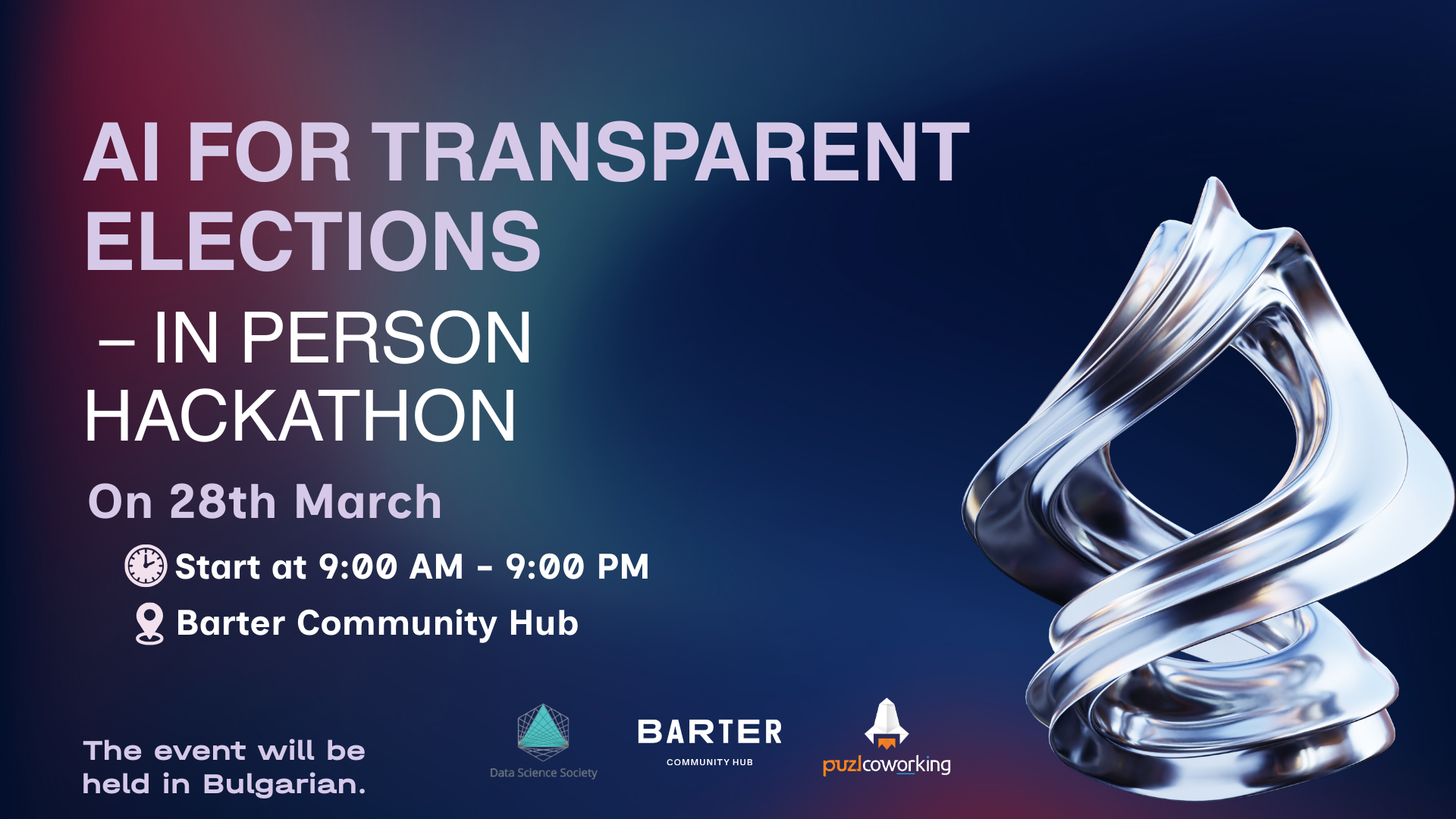 AI for Transparent Elections – In Person Hackathon