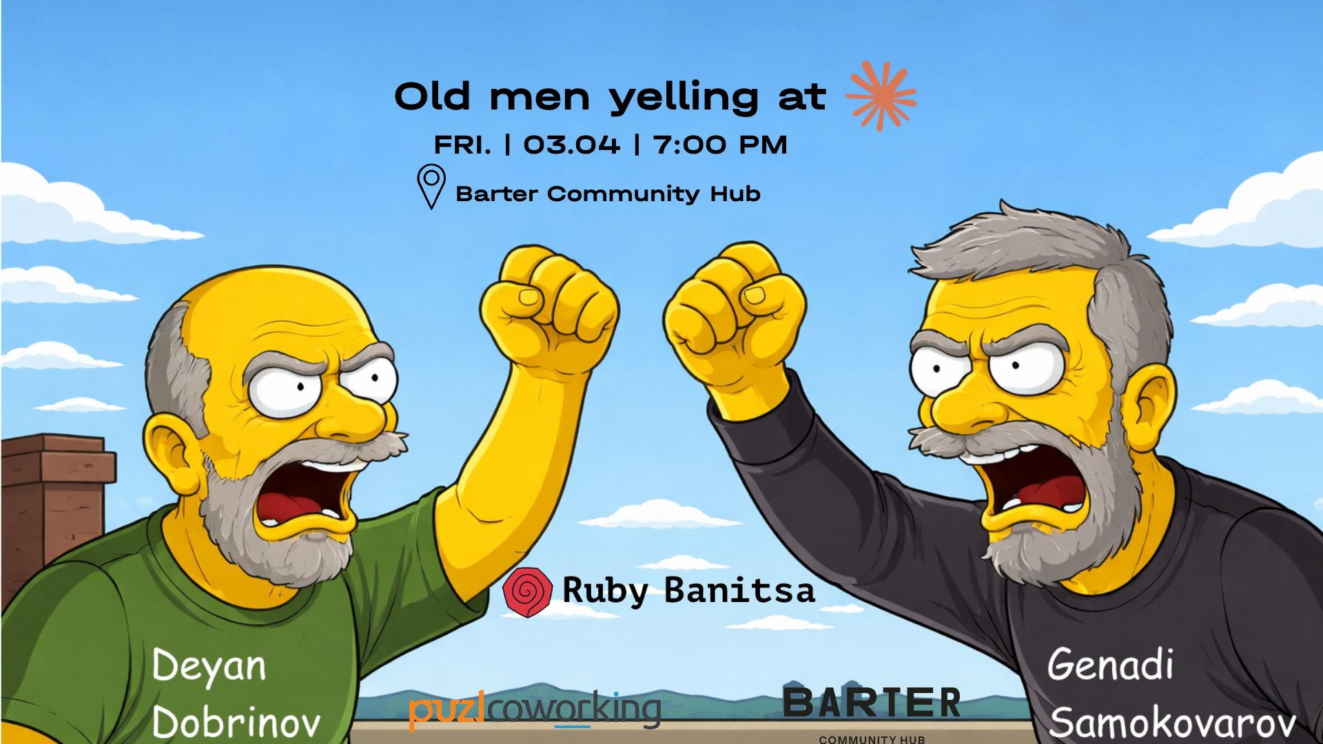 Old men yelling at Claude | Ruby Banitsa