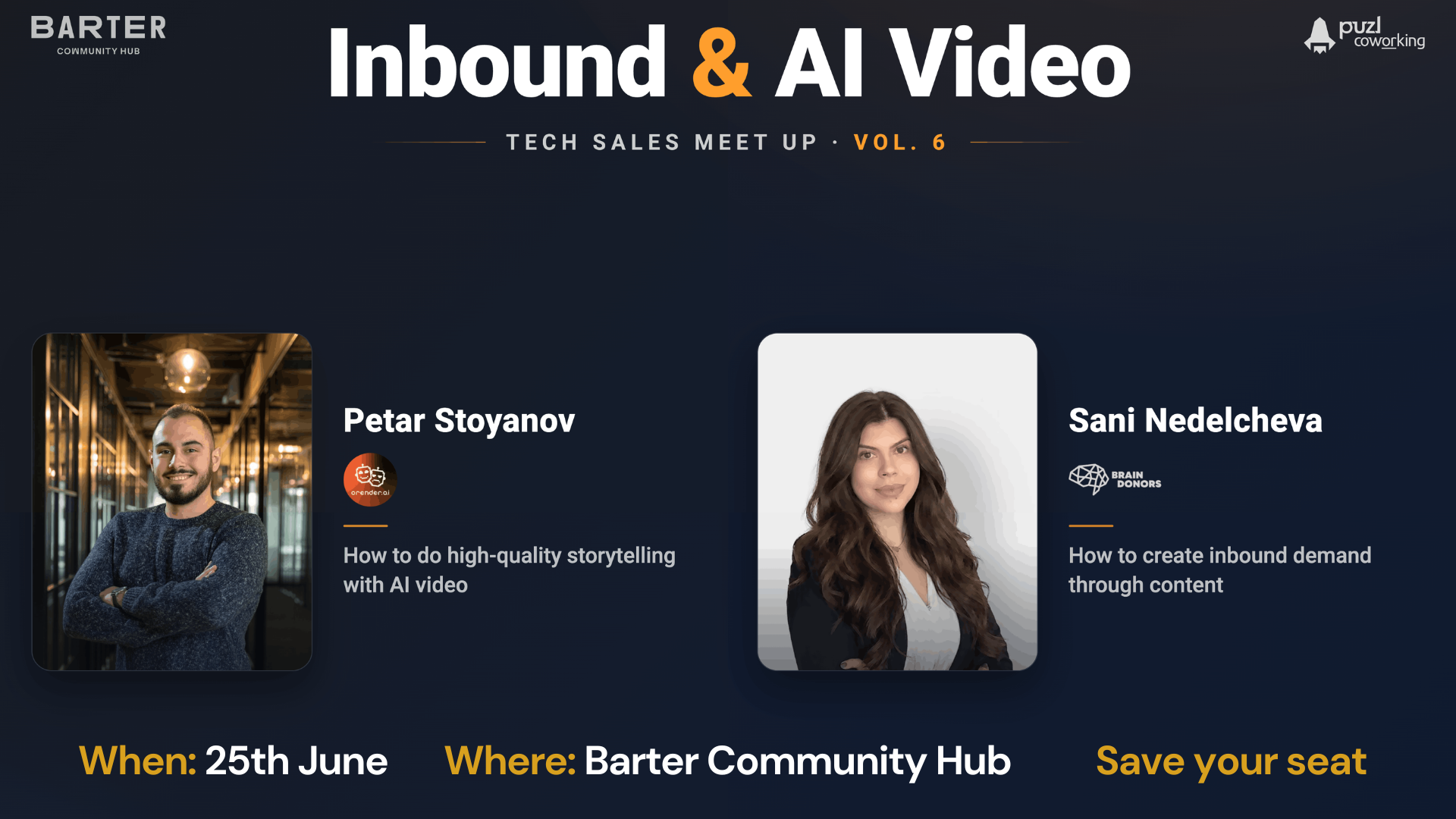 ​Tech Sales Meetup vol. 6 : Inbound & AI Video