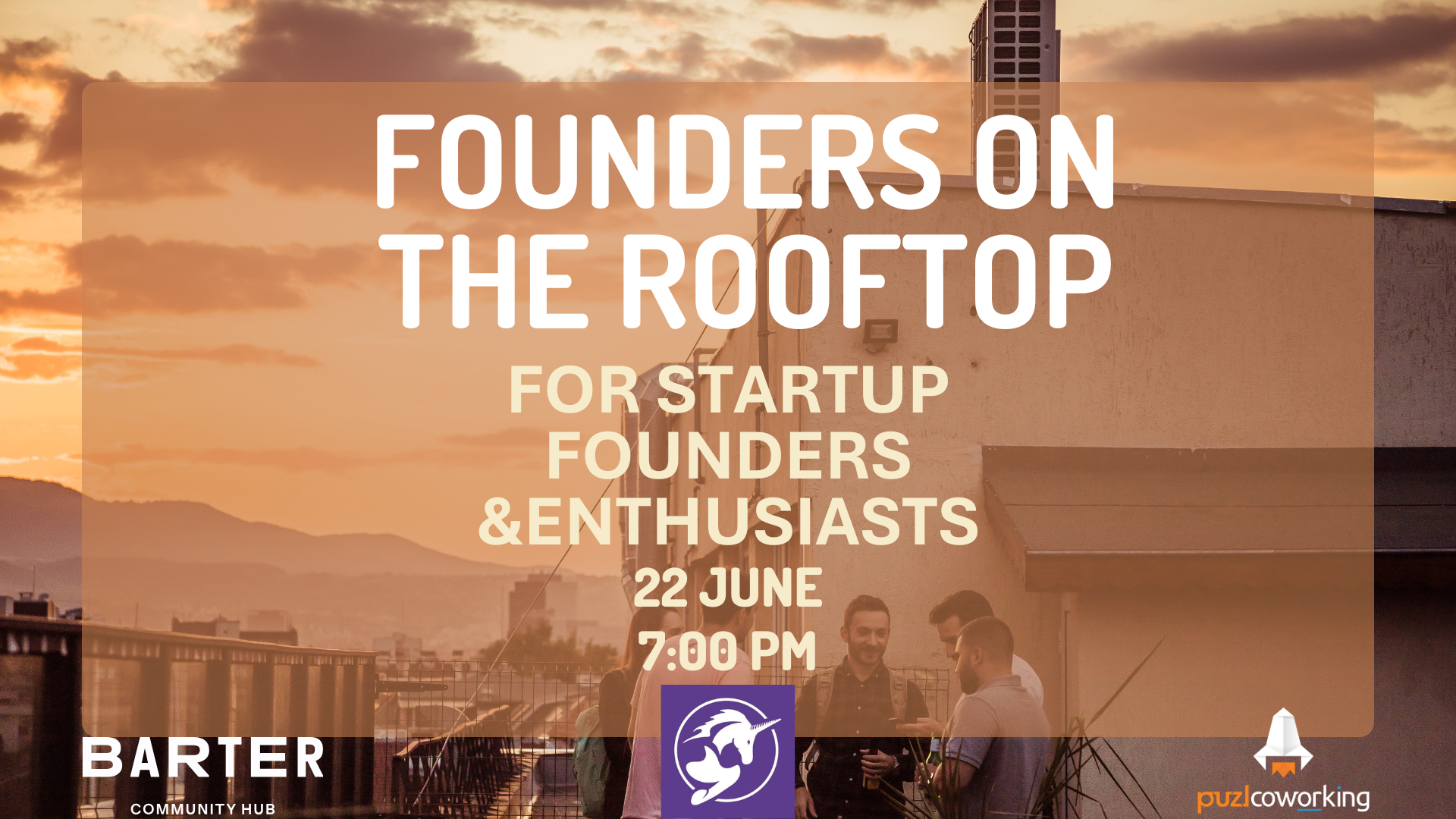 Founders on the Rooftop by Unicorns.bg