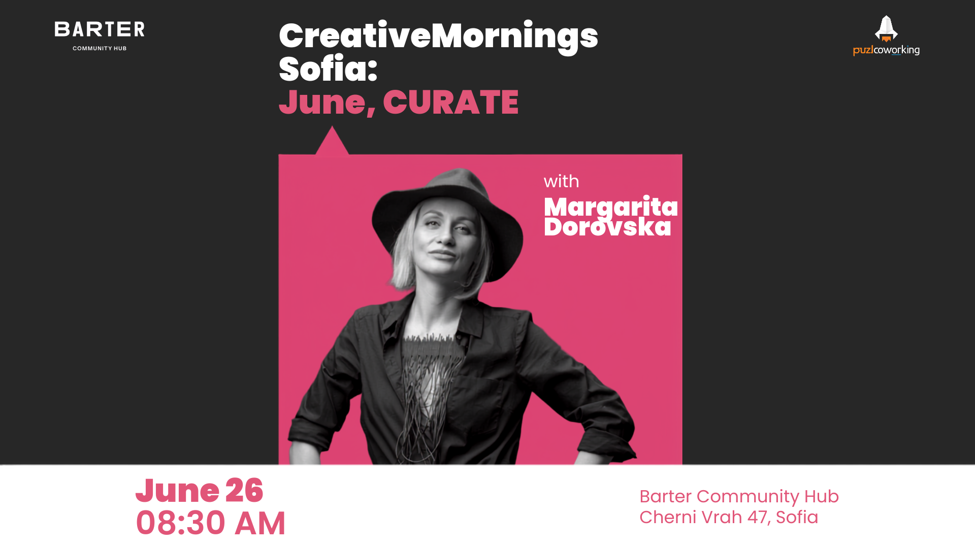 Creative mornings: Margarita Dorovska | CURATE