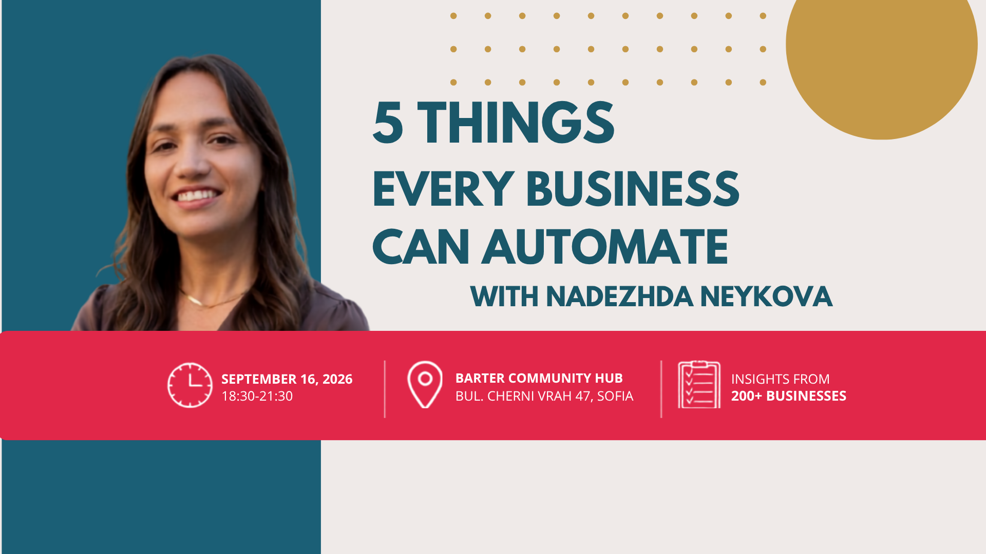 5 Things Every Business Can Automate with Nadezhda Neykova