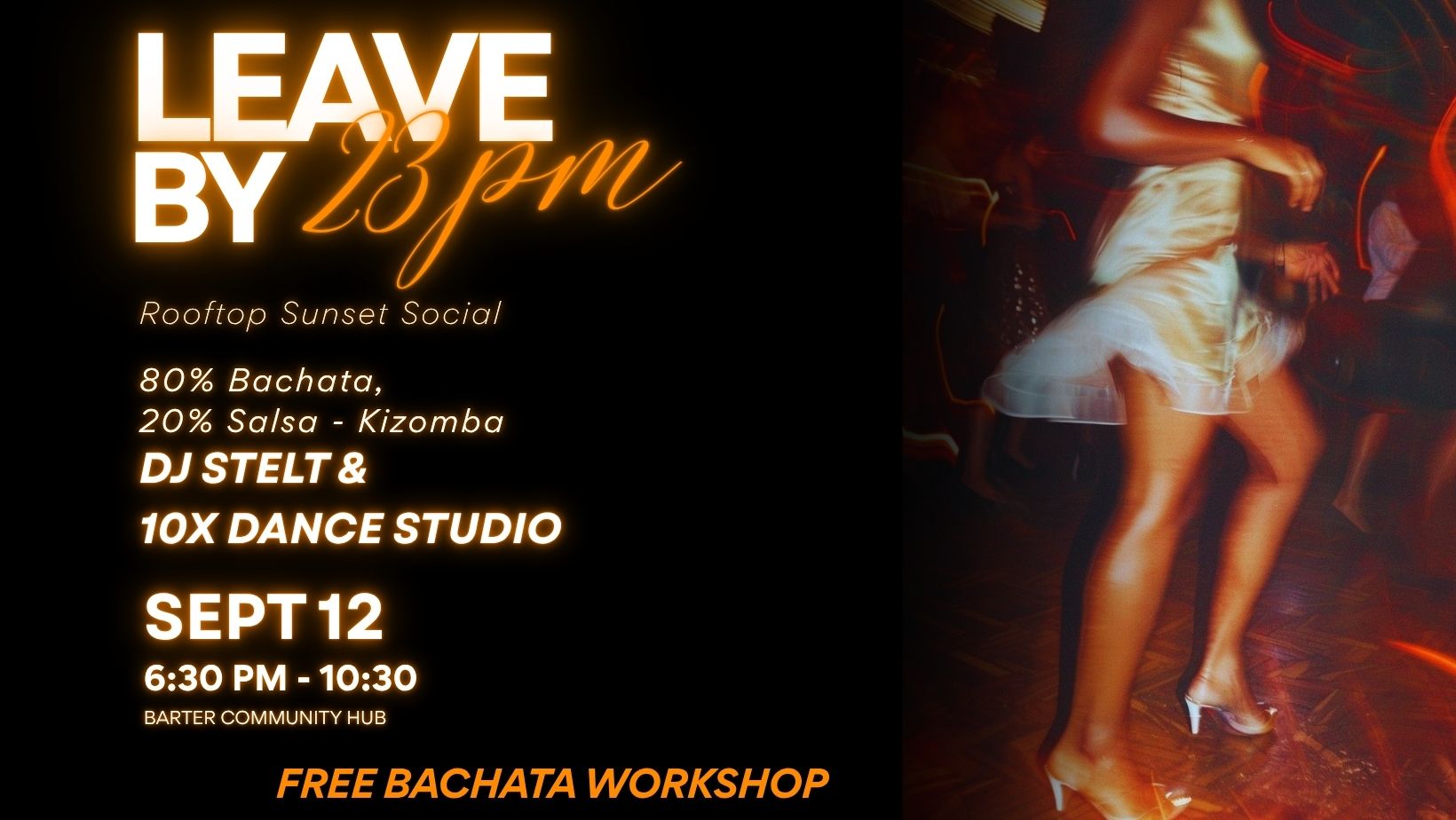 2nd 10X Rooftop Social Party | Salsa & Bachata Night