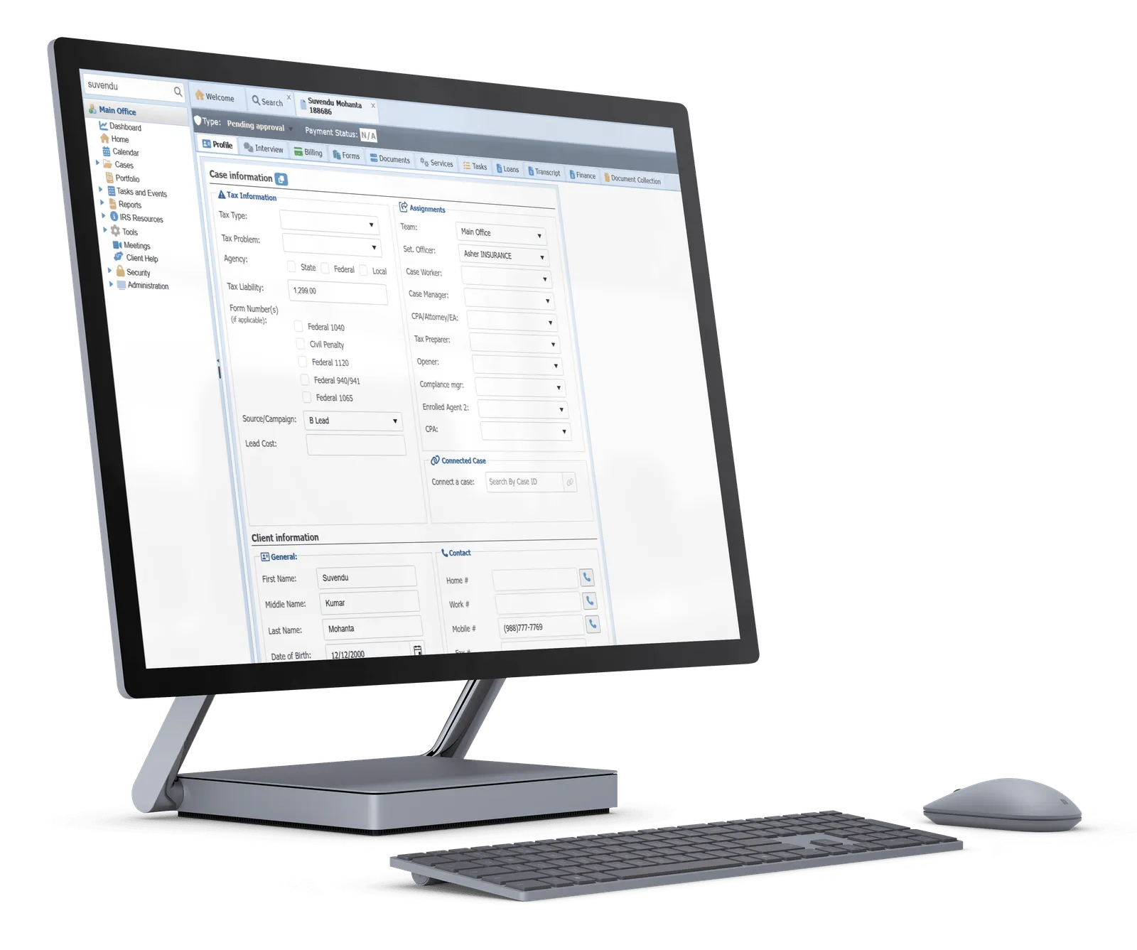 Tax Resolution Software Desktop Banner Image