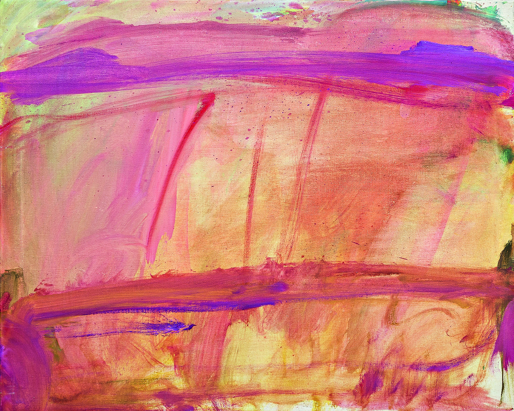 Maria Lassnig, Ohne Titel, ca. 1959–61, Öl auf Leinwand, 80,2 x 100 cm, Maria Lassnig Stiftung, Wien, © VG Bild-Kunst, Bonn 2025 / Maria Lassnig Foundation, Foto: Maria Lassnig Stiftung, Wien