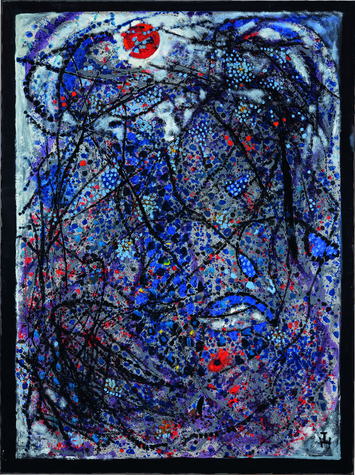 Hedwig Thun, Dionysos, 1959, Öl auf Leinwand, 200 x 150 cm, Privatsammlung, © Nachlass Hedwig Thun, Foto: Nachlass Hedwig Thun