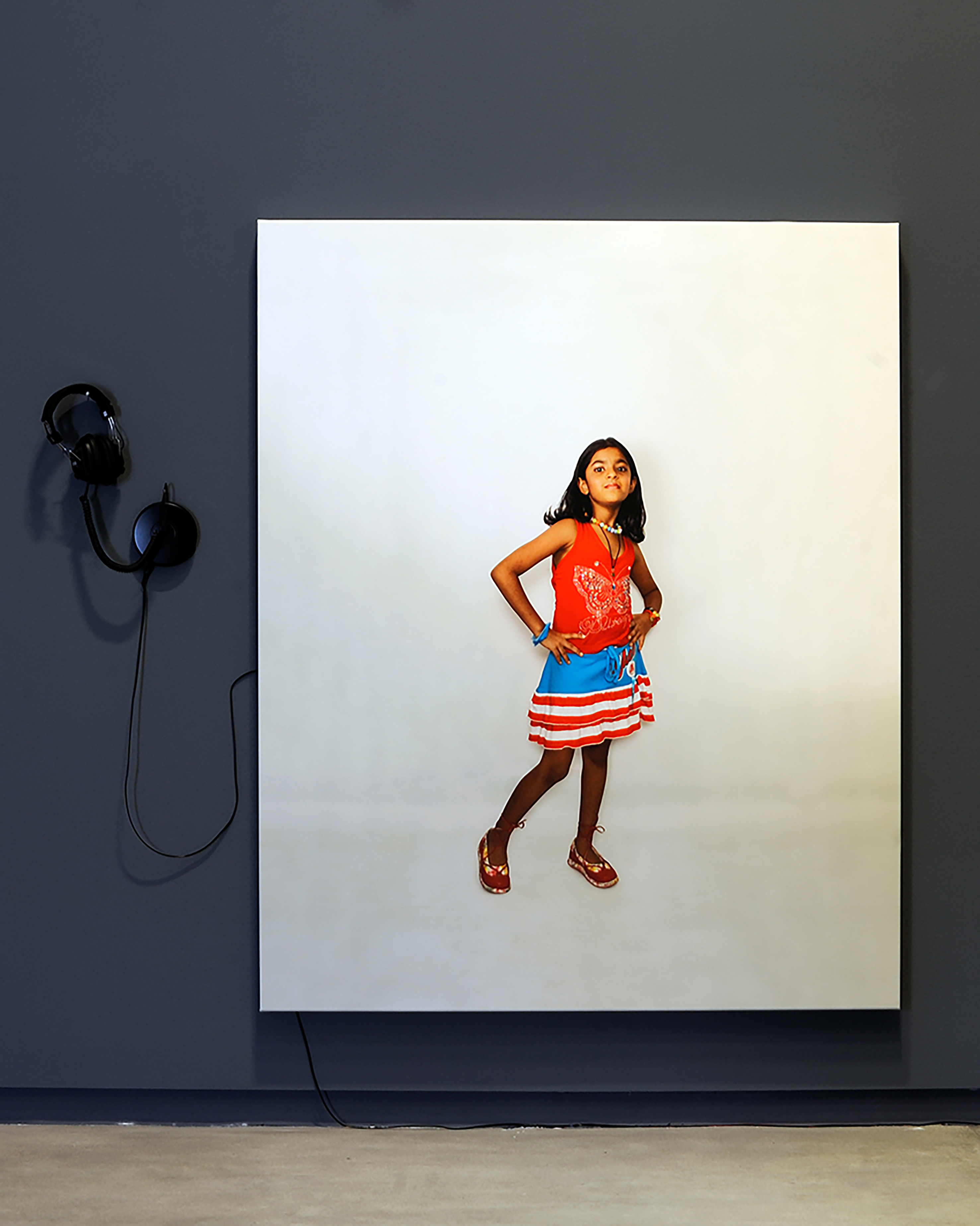 Shilpa Gupta, I have many dreams, 2007 - 08, Archivdruck auf Leinwand, Ton, 4 Teile, jeweils 168 x 137 cm, © Shilpa Gupta