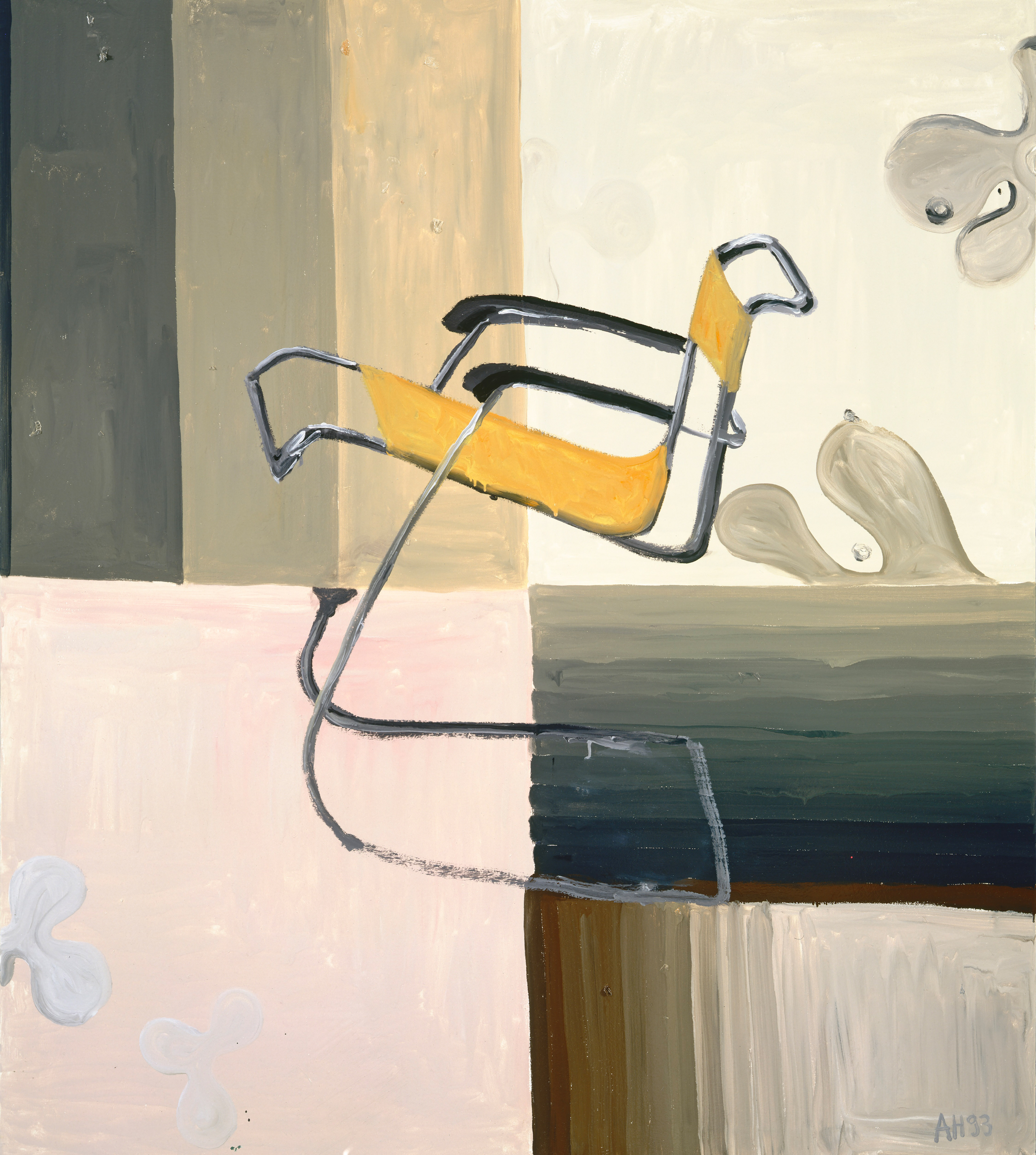 Anton Henning, Chairpainting No. 2, 1993, Öl auf Leinwand // Oil on canvas, 170 cm x 150 cm, © Anton Henning/VG Bild-Kunst Bonn, 2025 Foto // Photo: Jörg von Bruchhausen