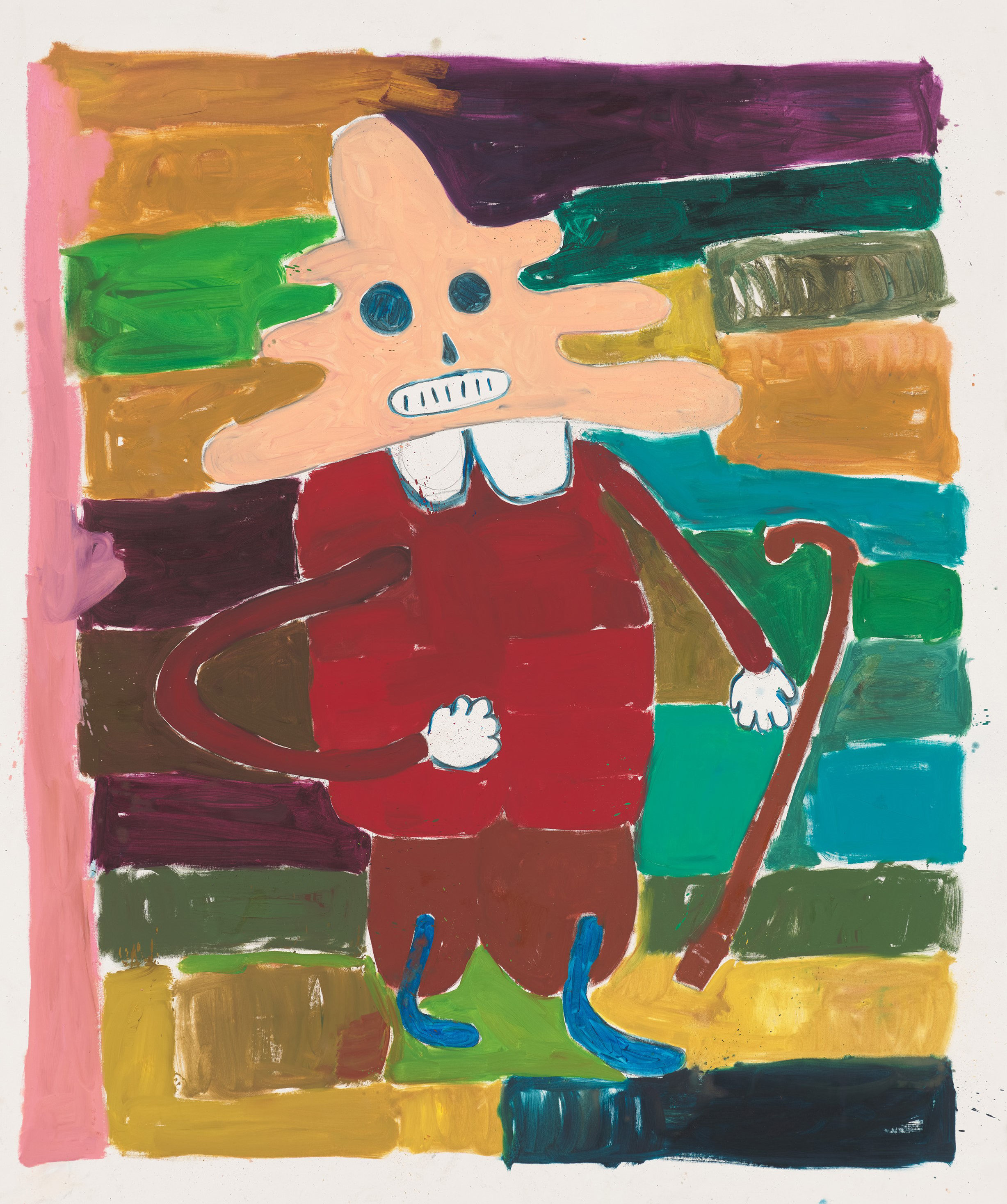 André Butzer, Ohne Titel (Colby Cabyon) // untitled (Colby Canyon), 2021, 288 x 239 cm, Courtesy Miettinen Collection © the artist 