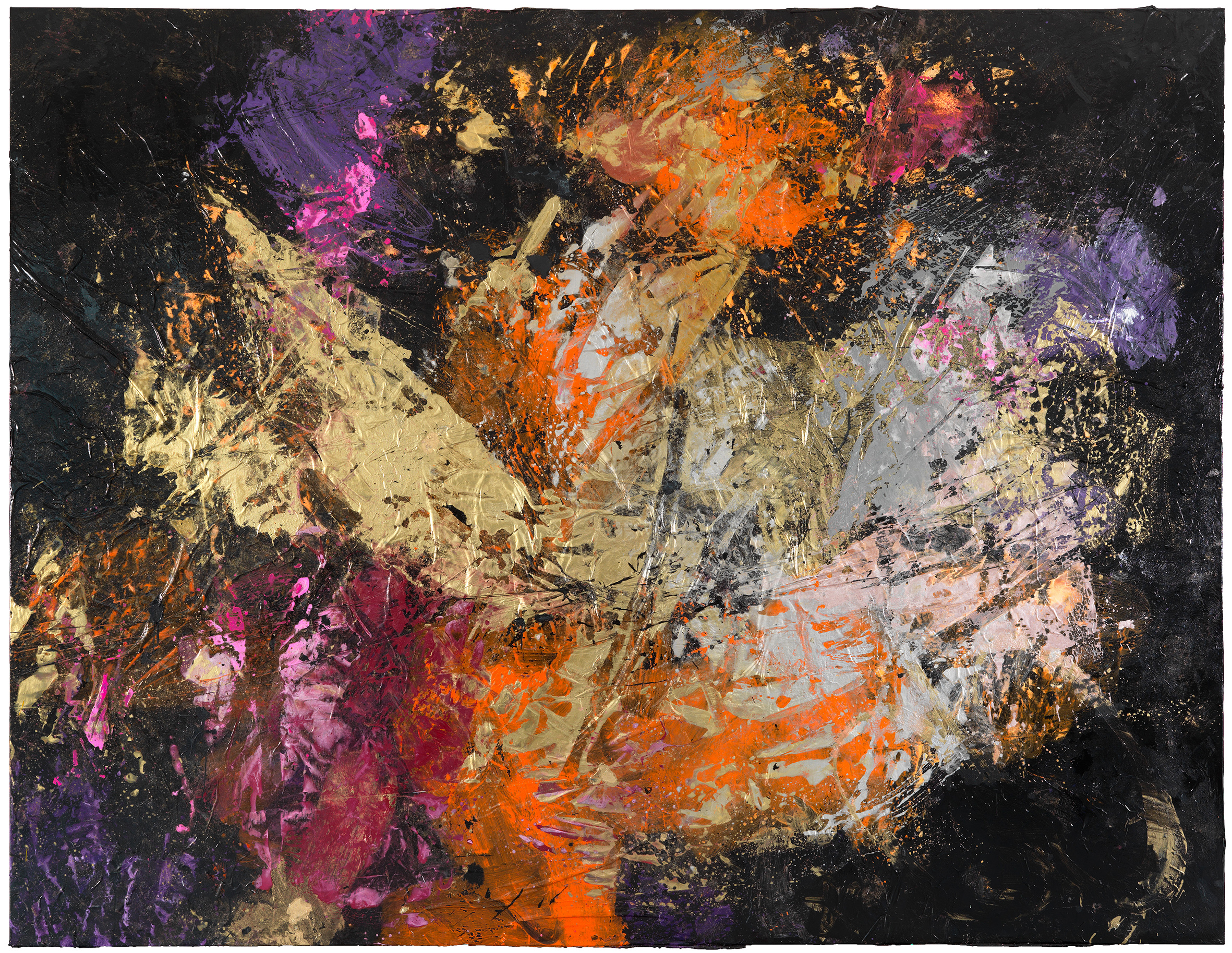 Marianna Uutinen, Big Bang, 2011, Acryl auf Leinwand // acrylic on canvas, 270 x 350 cm, Courtesy Miettinen Collection © VG Bild-Kunst, Bonn 2025 