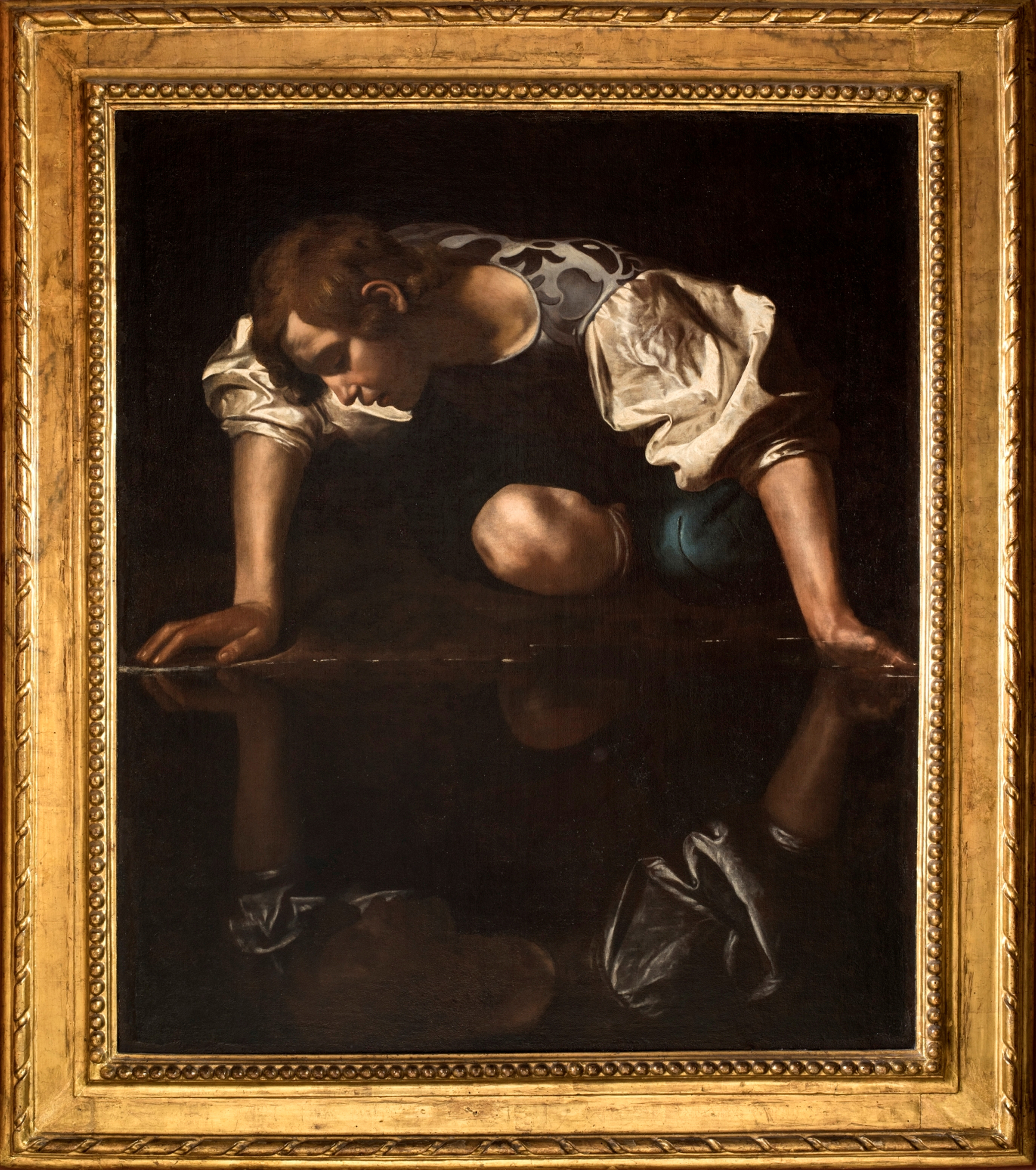 Caravaggio, Narcissus, c. 1600, Palazzo Barberini, Rome