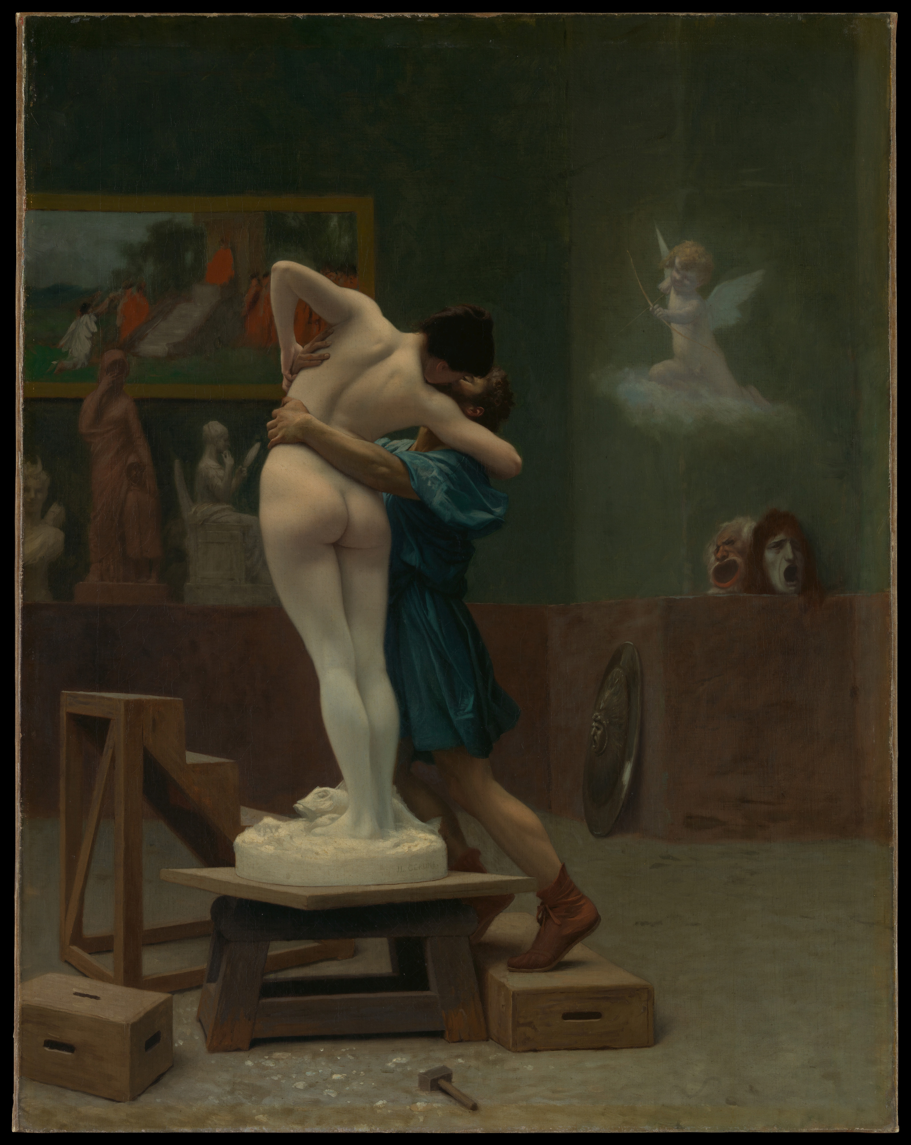 Jean-Leon Gerôme, Pygmalion and Galatea, ca. 1890. The Metropolitan Museum of Art, New York