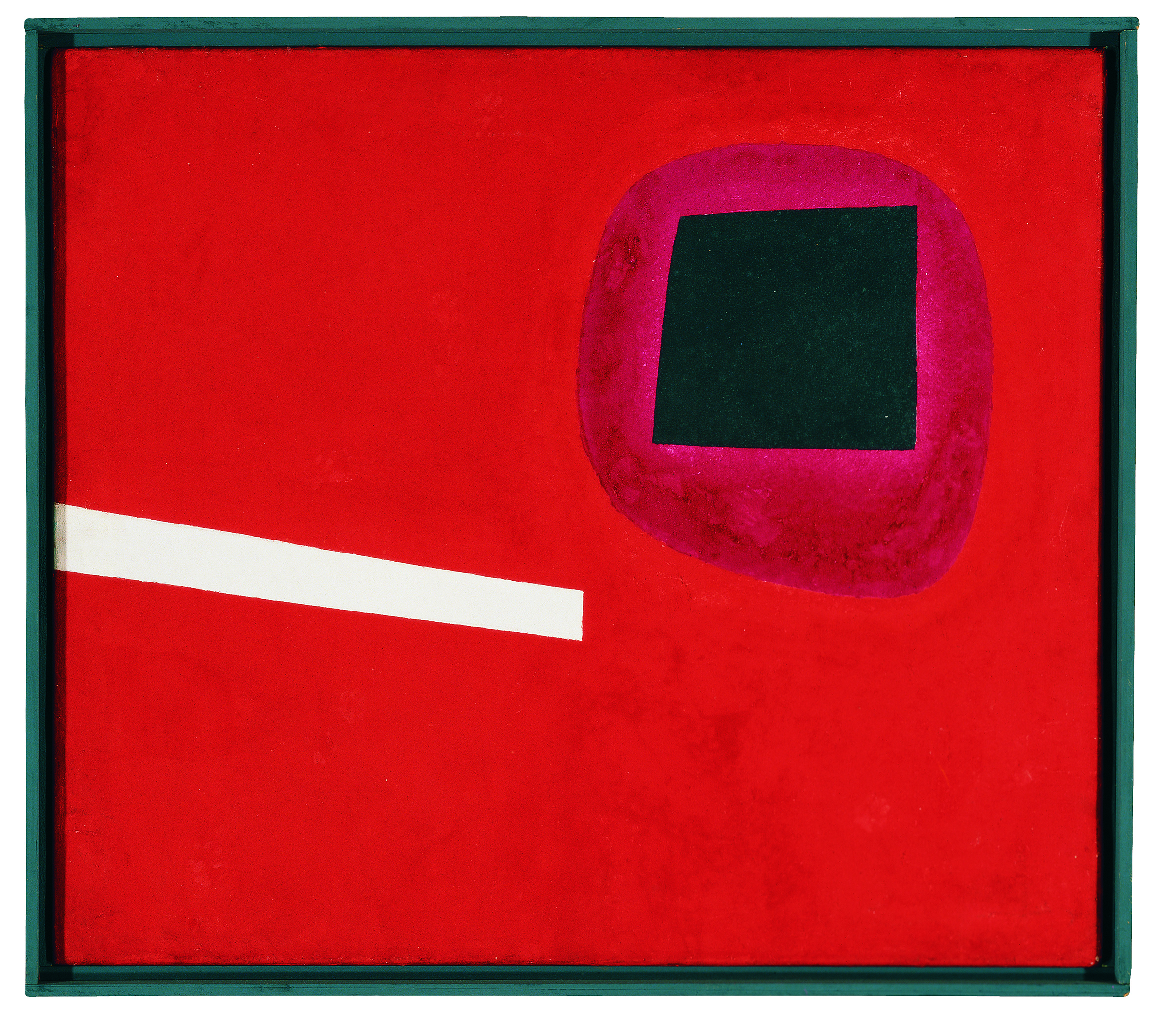 Rupprecht Geiger, Bild E I, 1954, Eitempera auf Leinwand / Egg tempera on canvas, 70 x 80 cm, WVZ 138, Archiv Geiger, München / Munich © VG Bild-Kunst, Bonn 2025, Foto / photo: Andreas Pauly, München / Munich