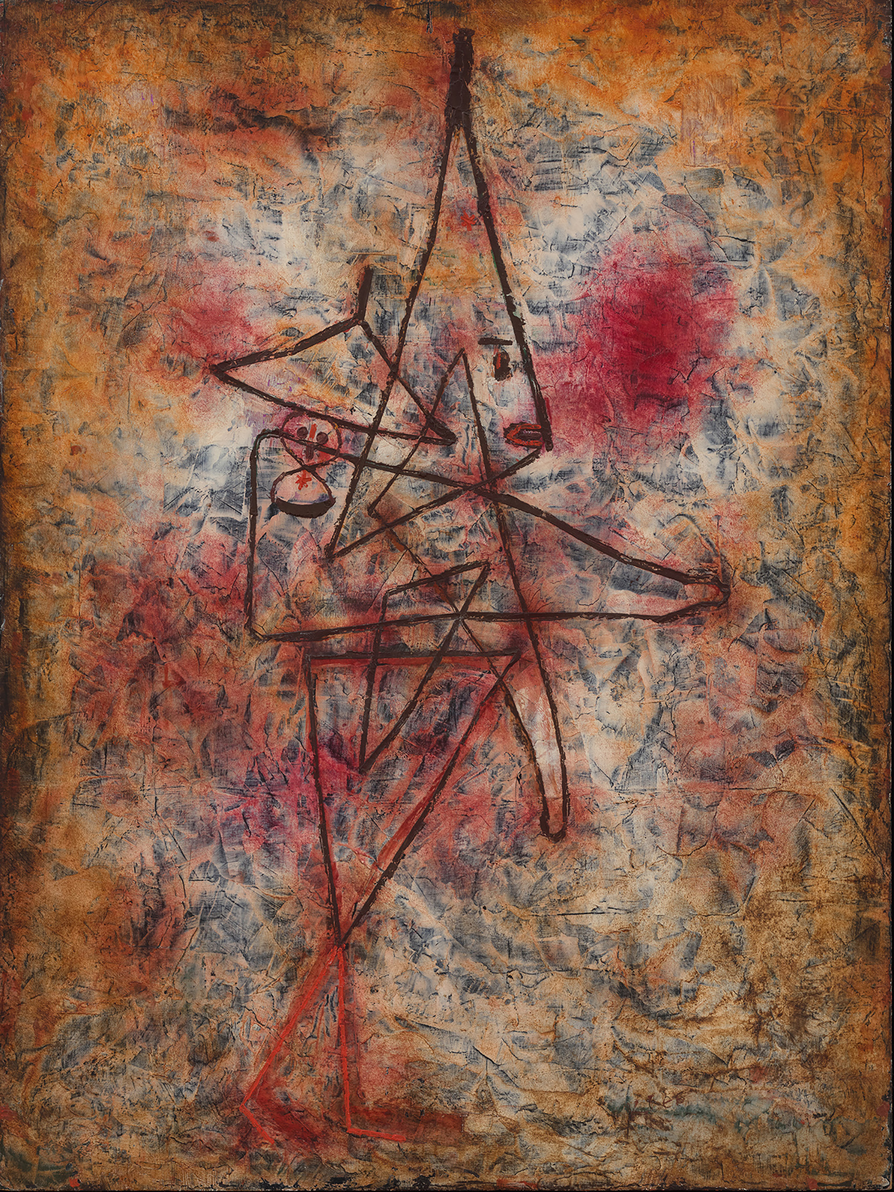 Paul Klee (1879-1940) Clown mit Kind, 1931 Öl auf Holz, 67 x 50,2 cm Sammlung Sean Scully, Foto: Elisabeth Bernstein