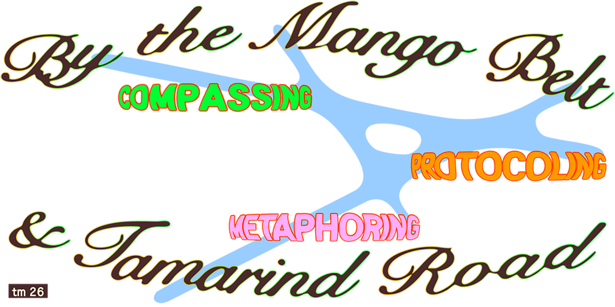 Keyvisual transmediale 2026, © transmediale 2026, graphic design by Bárbara Acevedo Strange