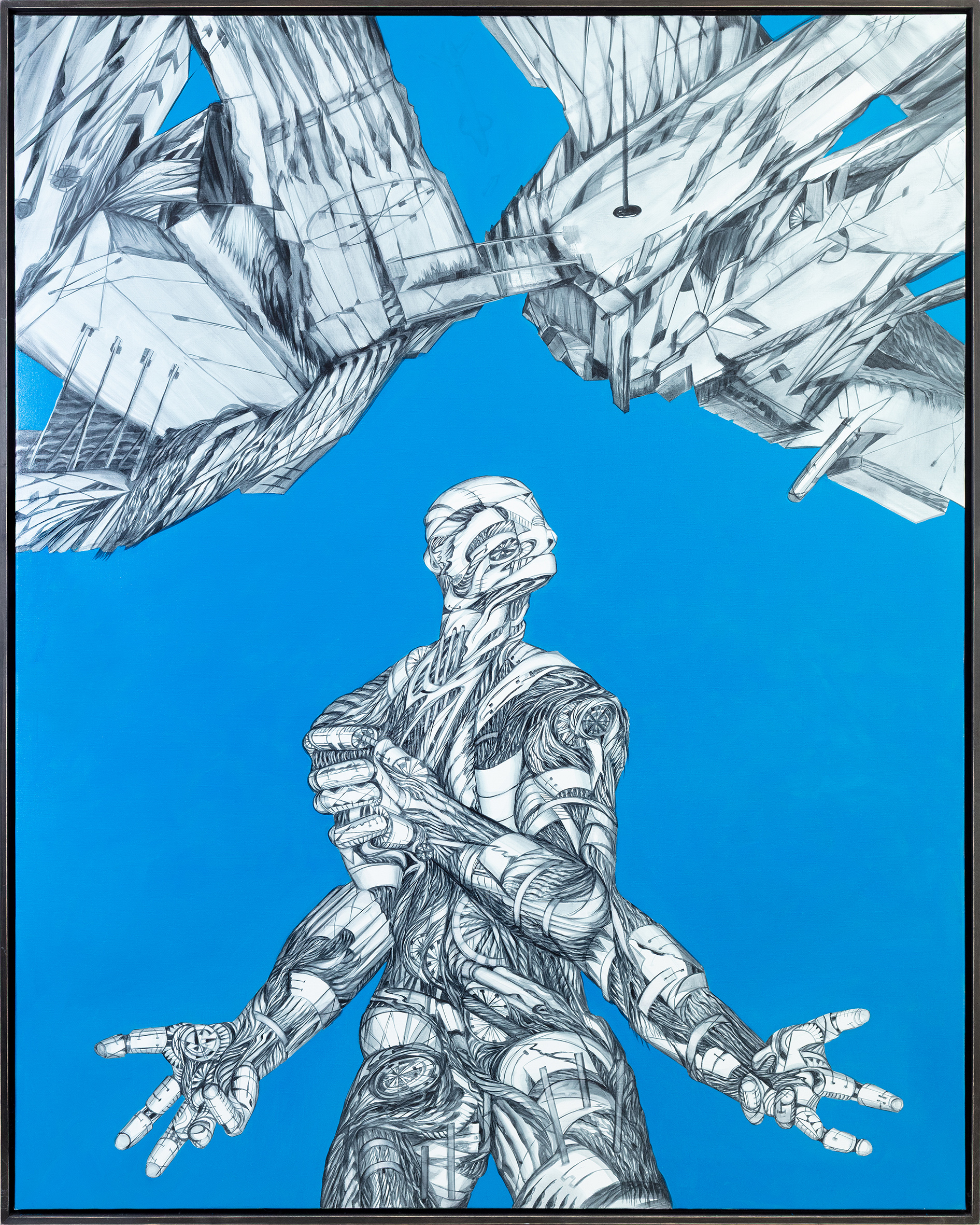 Margot Guttmann, Revelation, 2022, Öl auf Leinwand, 160 x 200 cm, © Margot Guttmann, Foto: Ludger Paffrath