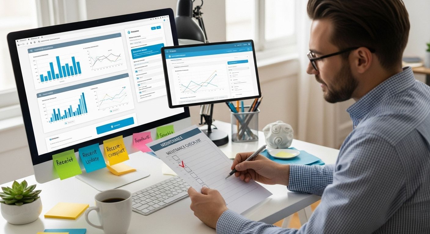 website checklist routine
