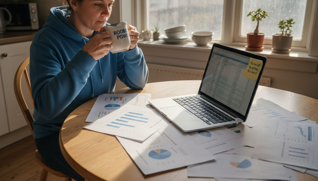 Analyst reviewing ecommerce email campaign data