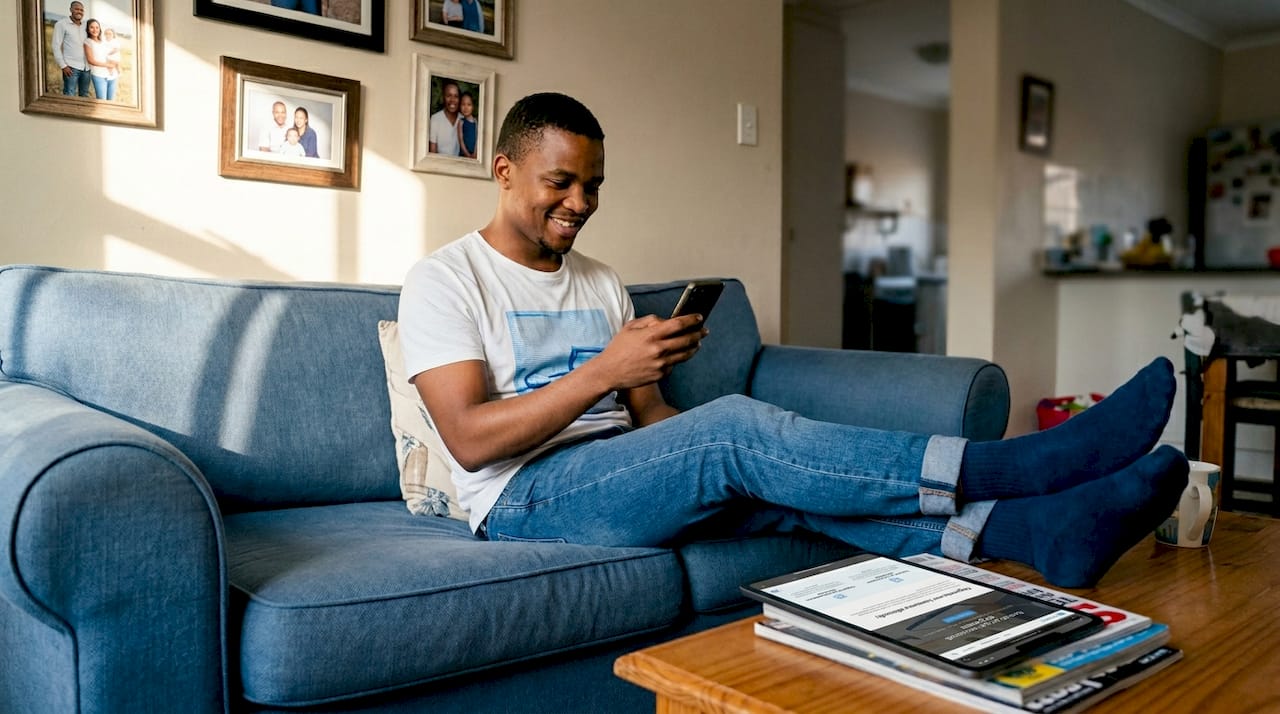 Testing mobile business site on phone and tablet