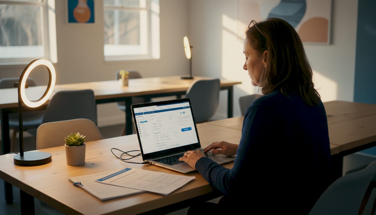 Managed hosting configuration in professional workspace