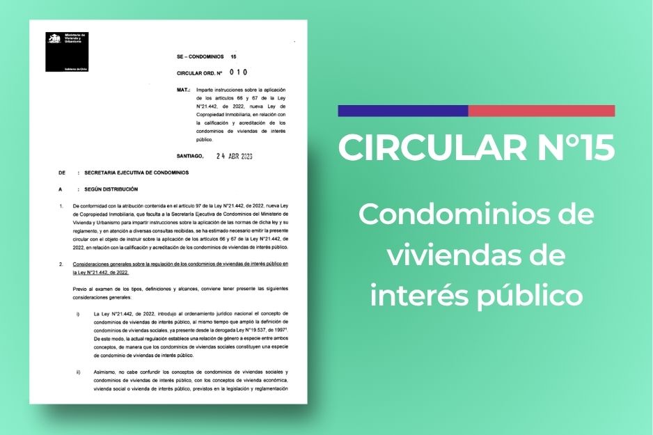 Circular N°15 del MINVU: cómo se califican y acreditan los Condominios de Viviendas de Interés Público