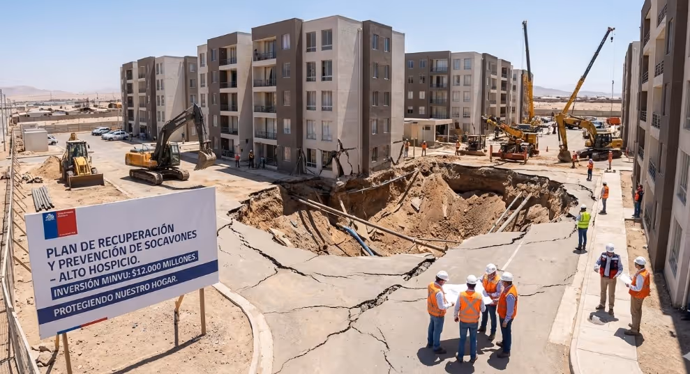 Socavones en edificios: La millonaria inversión en Alto Hospicio que nos recuerda la importancia de la prevención