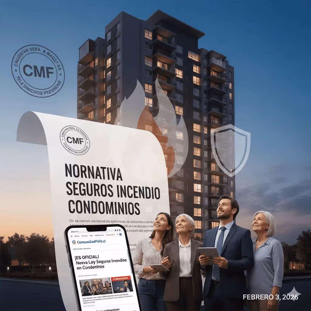¡Ya es oficial! Entra en vigencia la nueva normativa de la CMF sobre seguros contra incendio en condominios