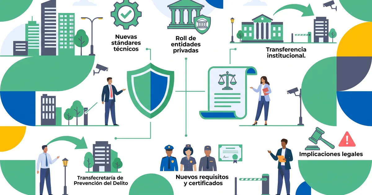 ¿Cuáles son los principales cambios indicados en la Nueva Ley de Seguridad Privada?