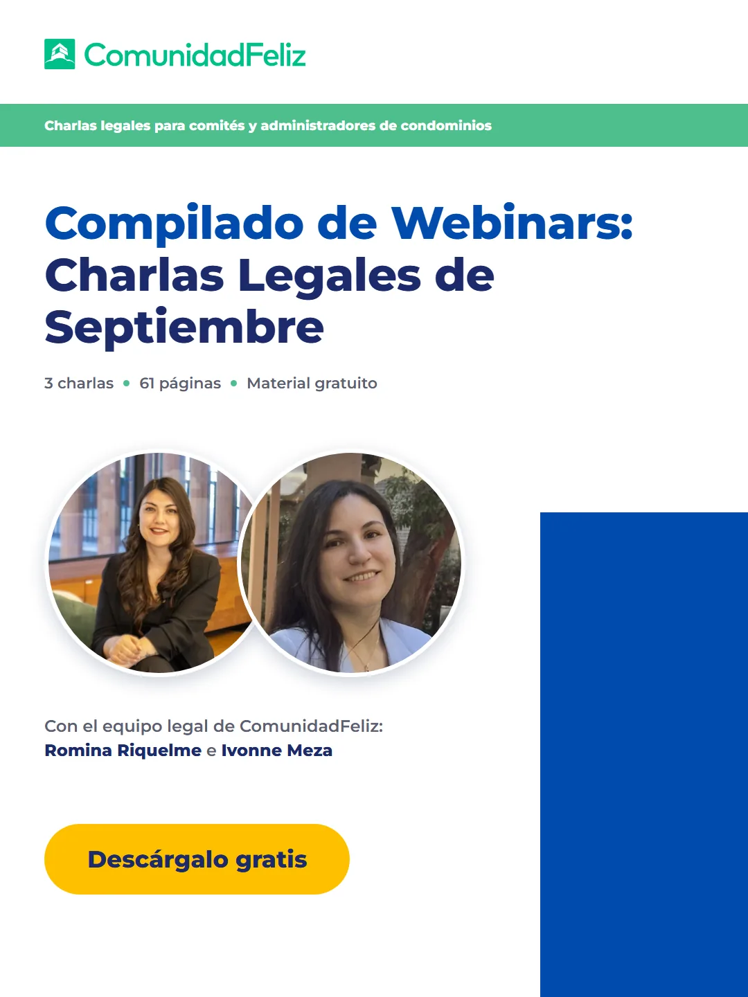 Compilado de Webinars: Charlas Legales de Septiembre — con Romina Riquelme e Ivonne Meza