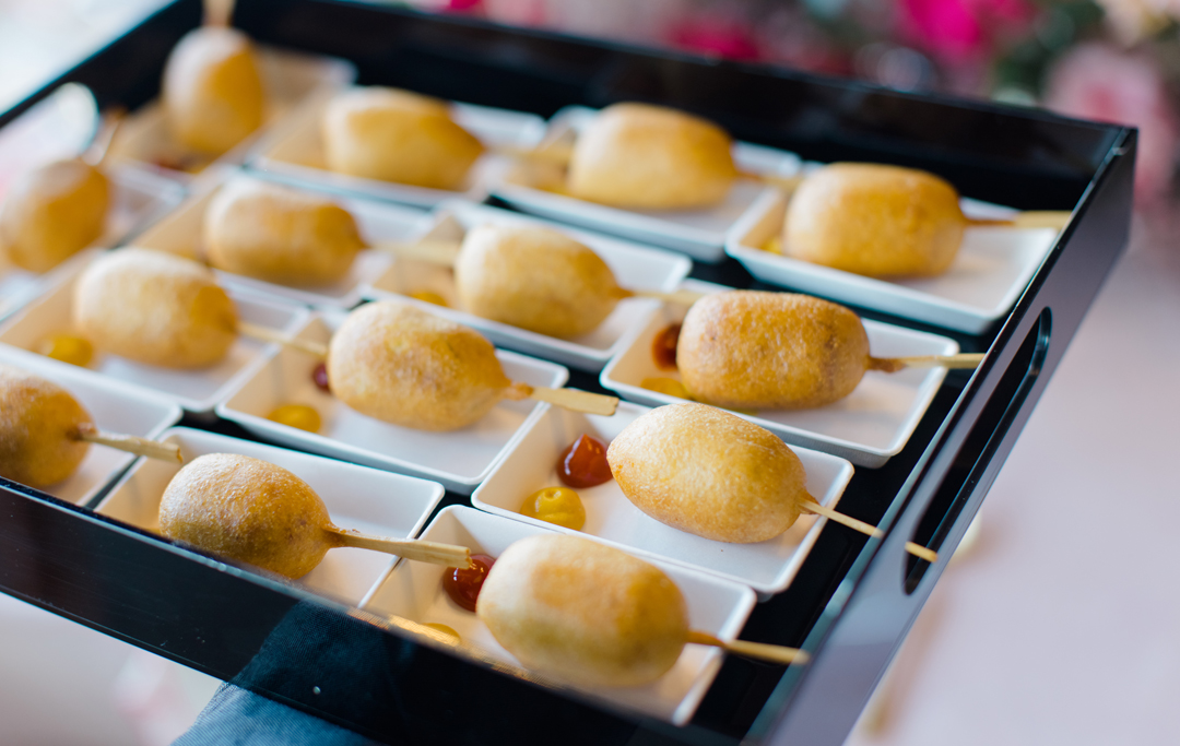Mini Corn Dogs.