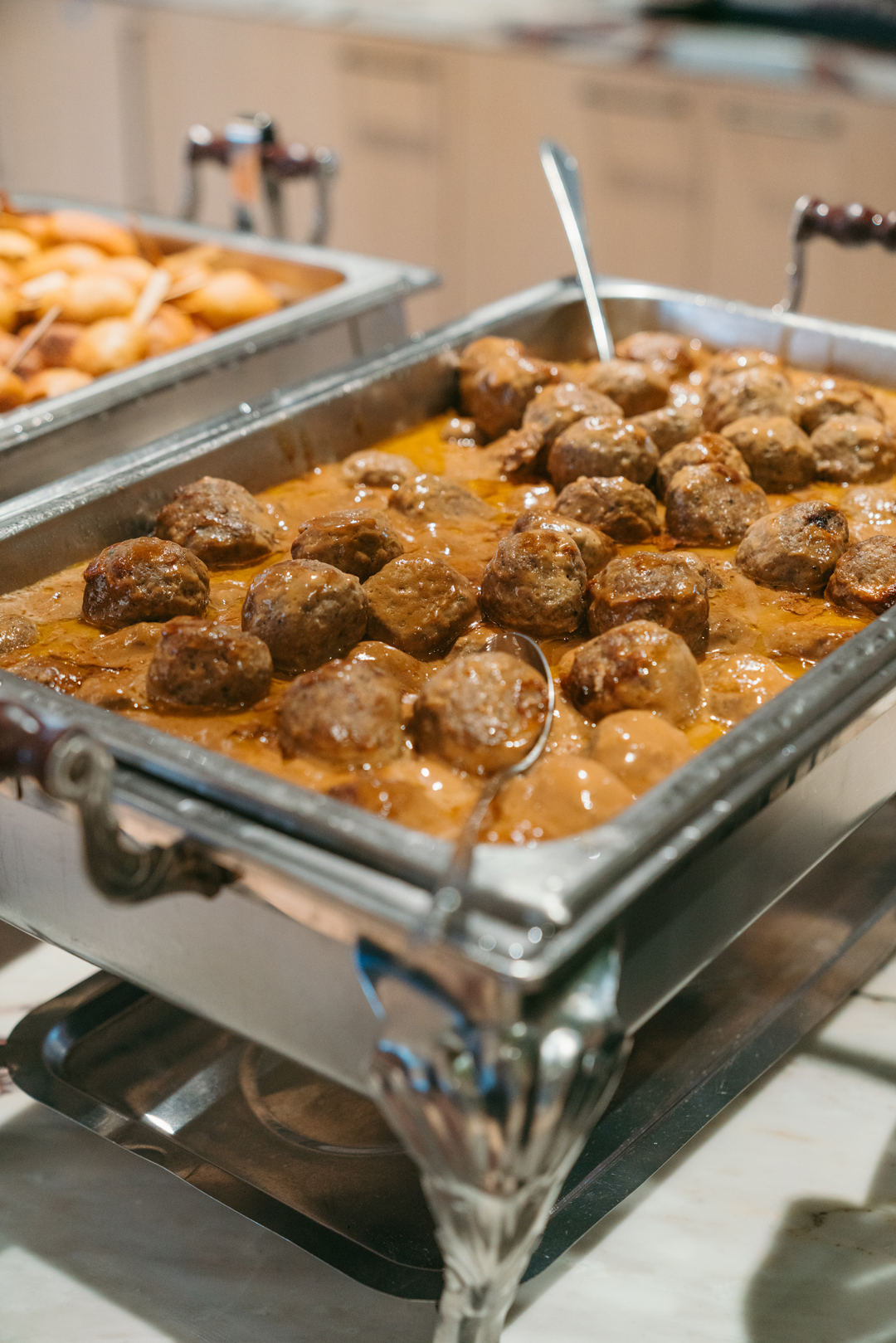 Meatball appetizers.