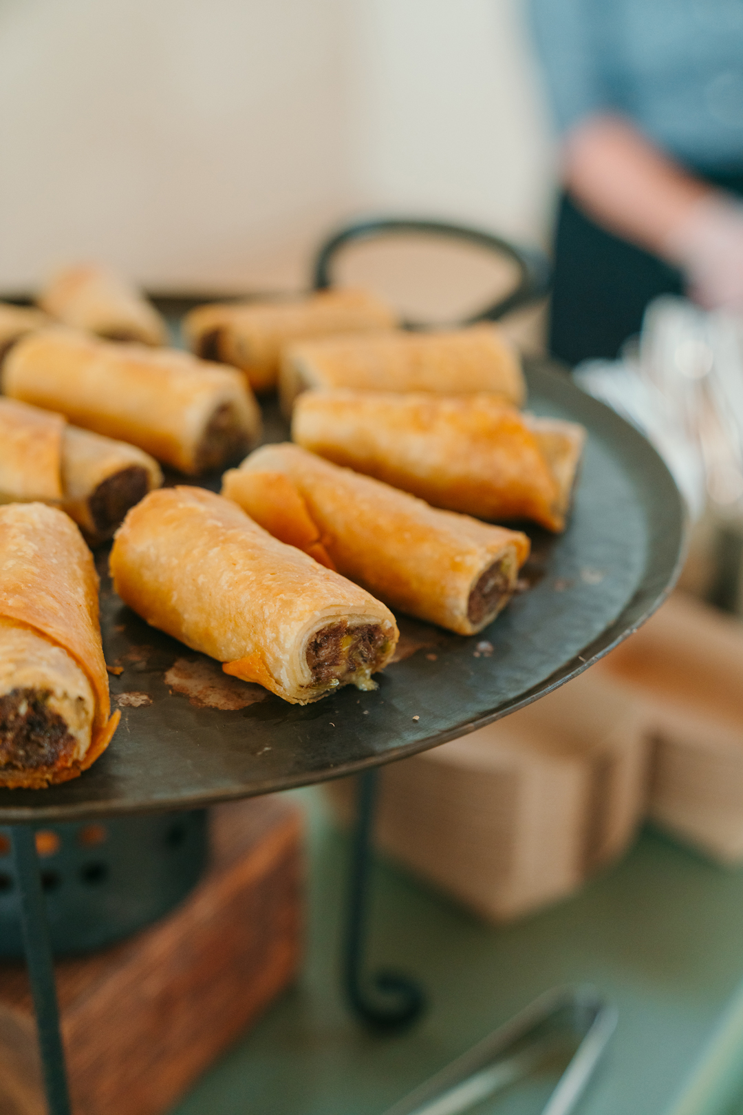 Beef Flautas catering.