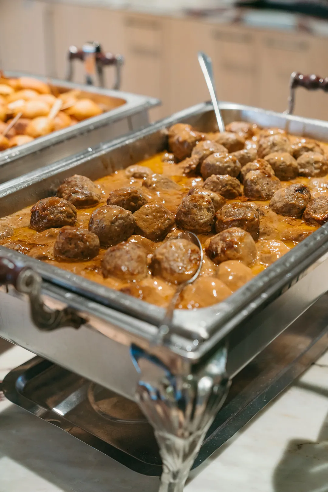 Meatball appetizers.