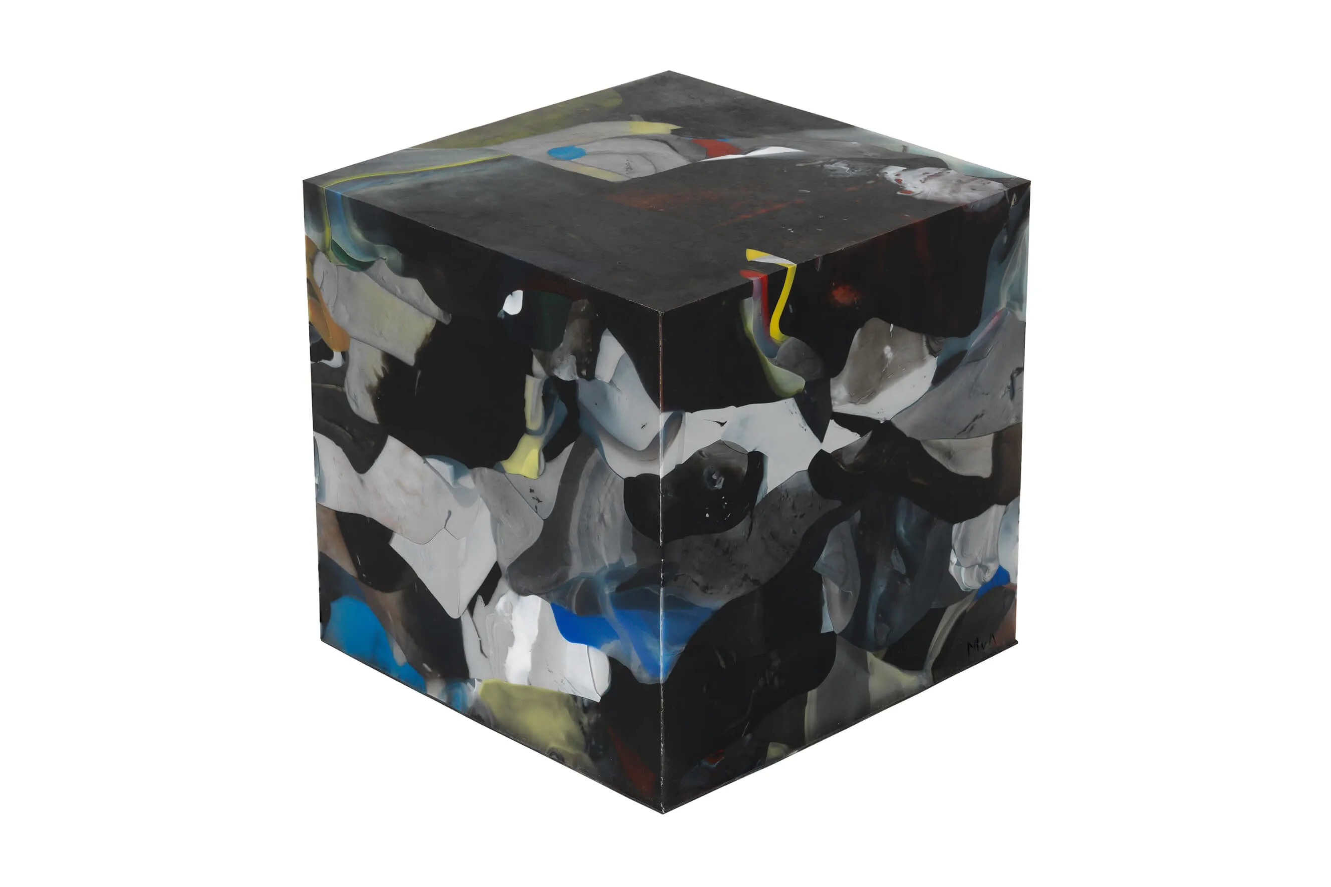 Silicone painting by Matthias van Arkel