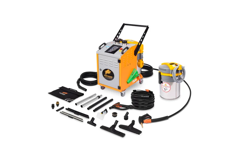 steam cleaner with vacuum for garage