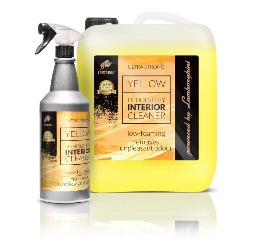 Low Foam Interior Cleaner | Fortador Yellow Interior Degreaser