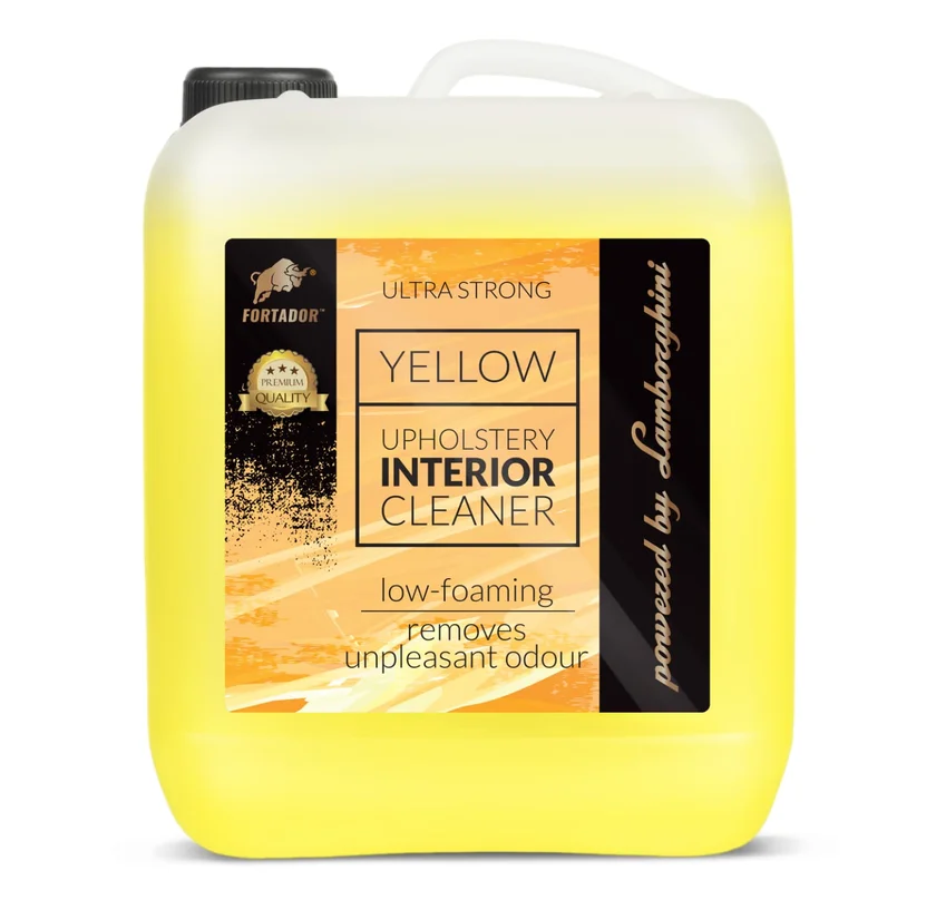 Low Foam Interior Cleaner | Fortador Yellow Interior Degreaser