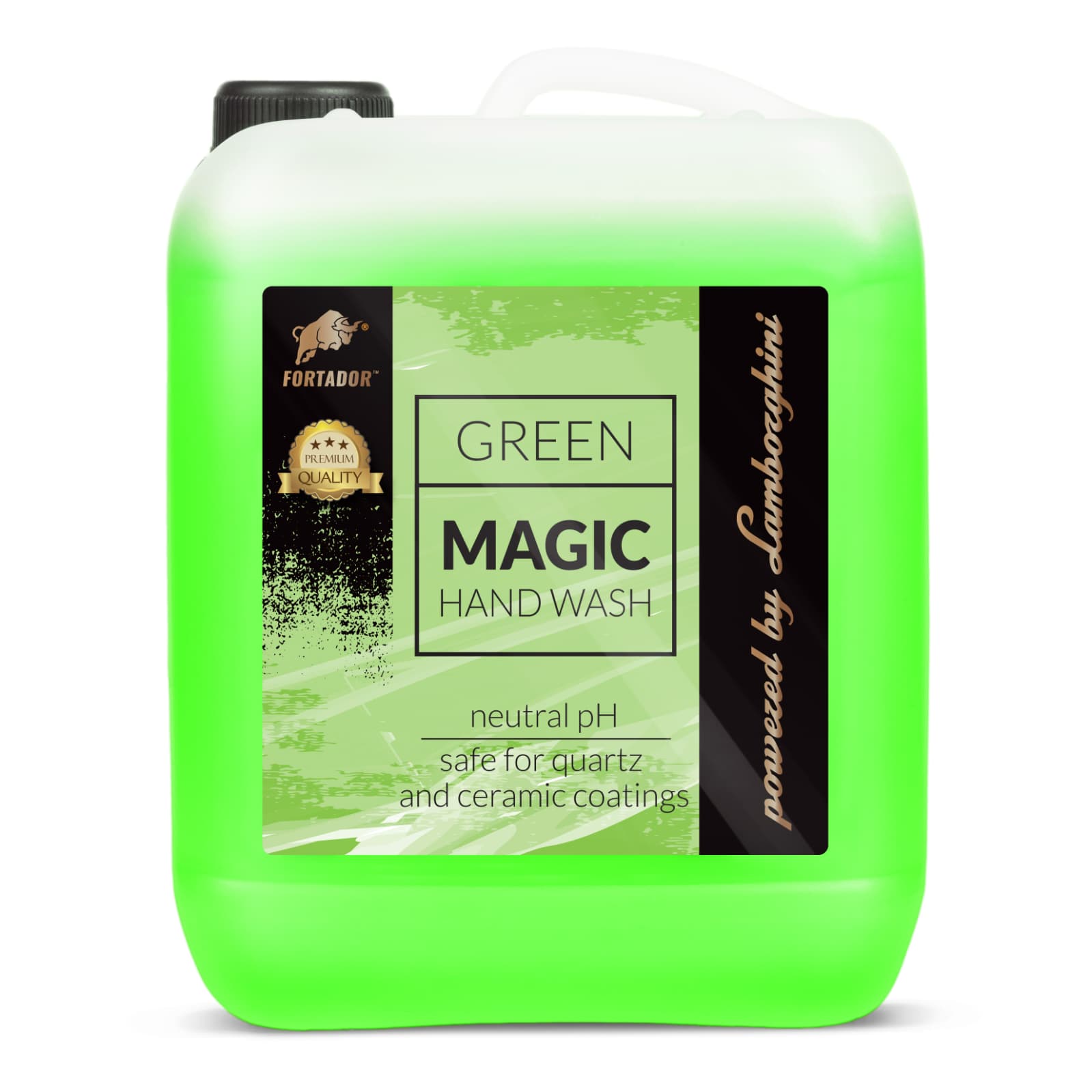 Car Wash and Wax soap | Fortador Green Magic Waterless Hand Wash and Wax