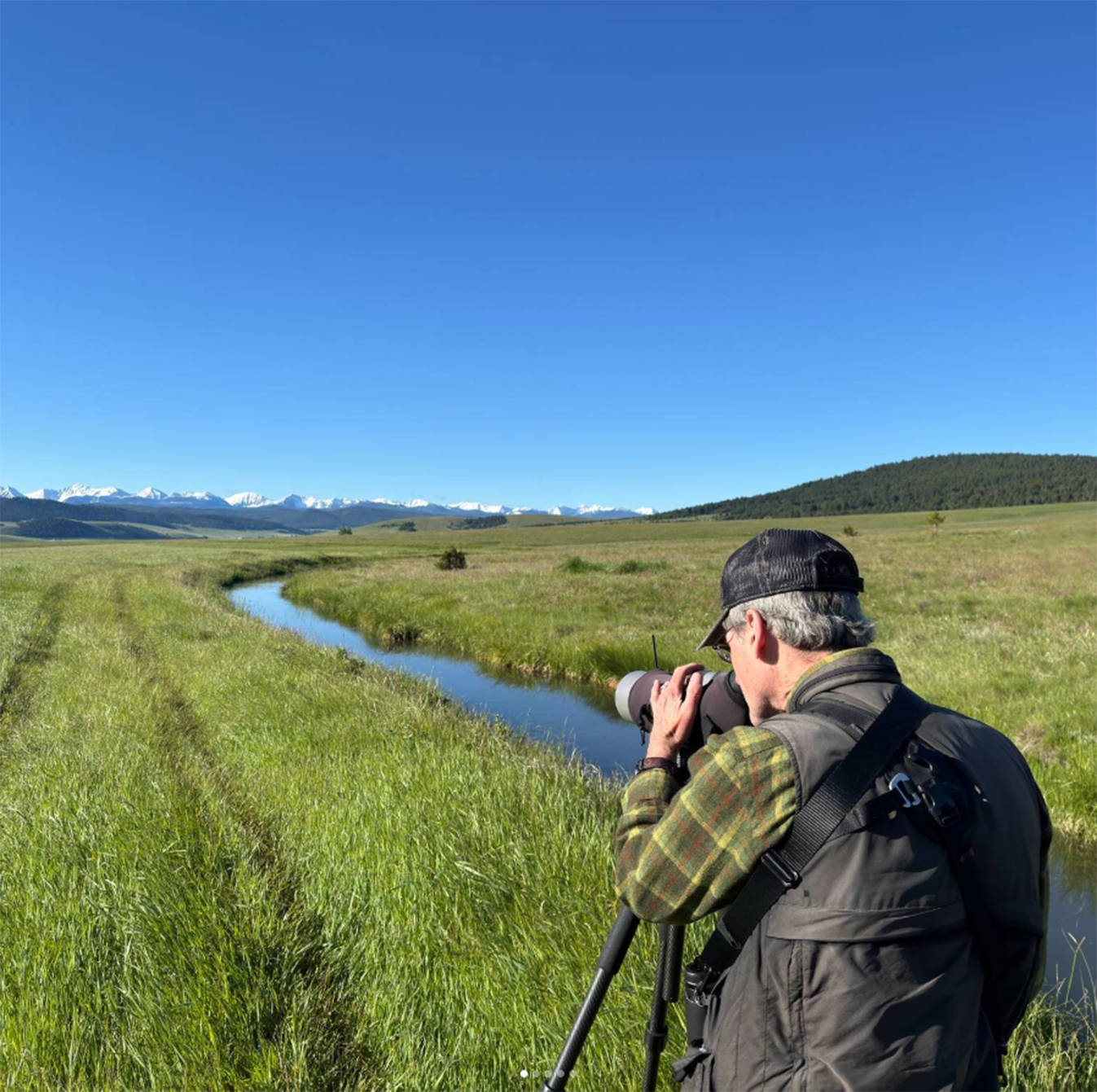 Scenic view of open lands in the Flint Creek Valley