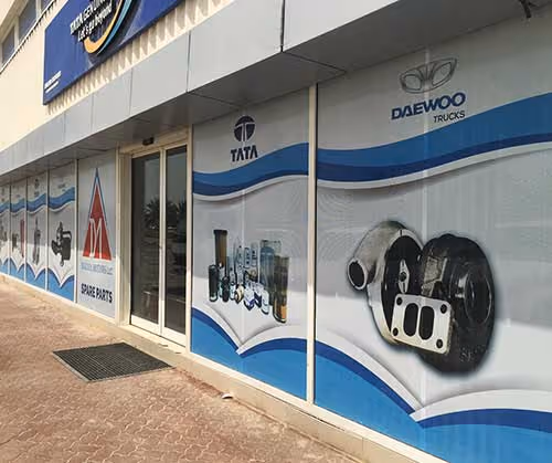 Window Vinyl Lettering Abu Dhabi