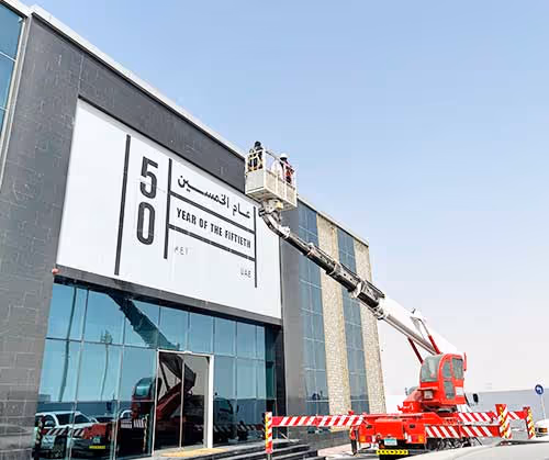 Window Vinyl Lettering Abu Dhabi