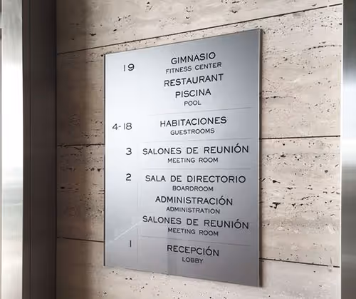 Office identification Sign