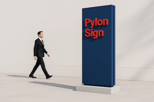 Door identification sign