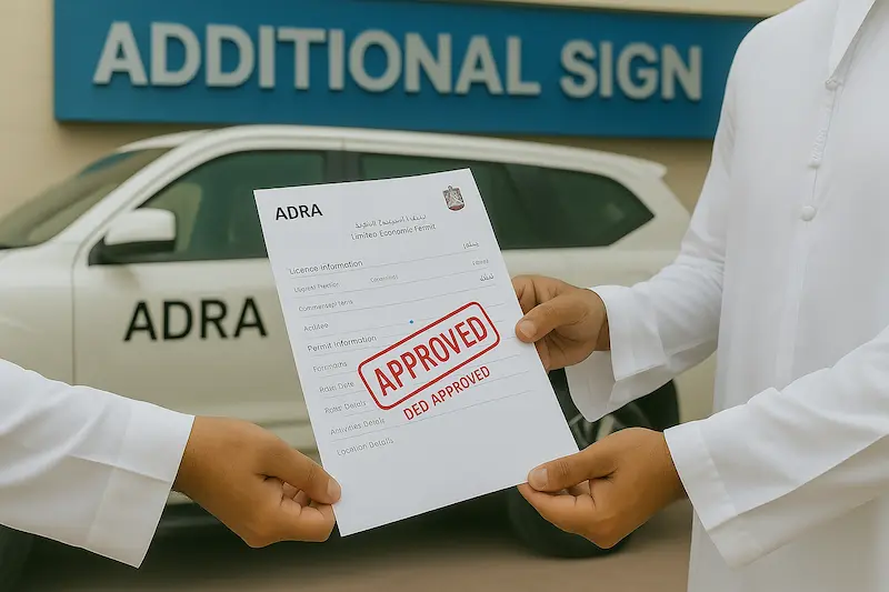 Door identification sign 