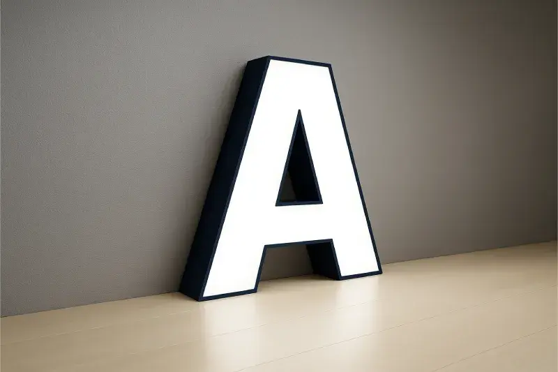 3D acrylic signboard company in Abu Dhabi