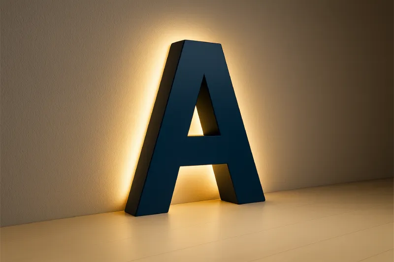 3D acrylic signboard company in Abu Dhabi